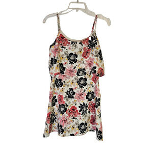 Abercrombie & Fitch Women's Mini Dress A-Line Size Small Floral Spaghetti Straps
